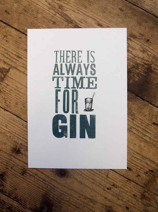 Always Time For Gin Print