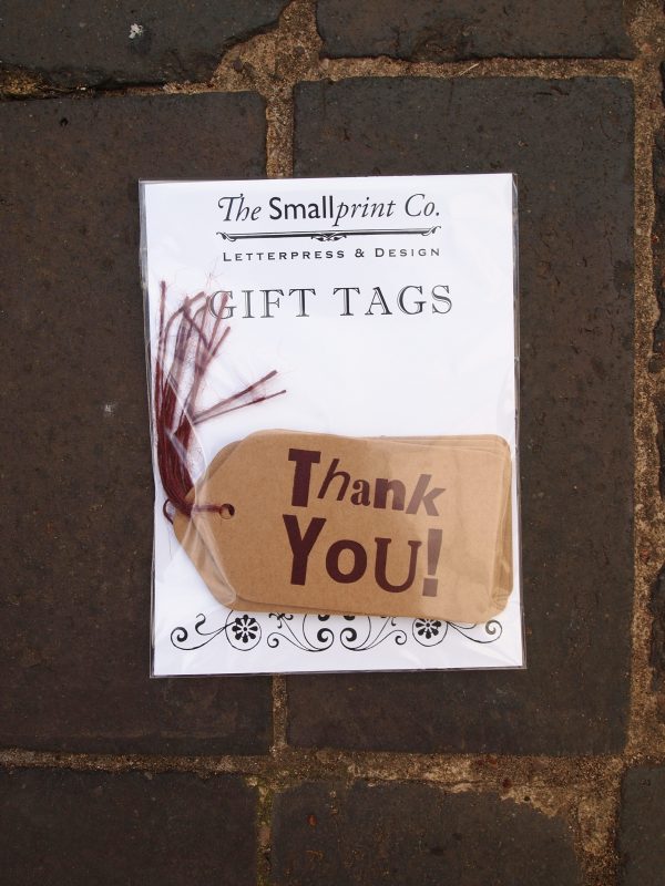 Thank you Gift Tags Packaged