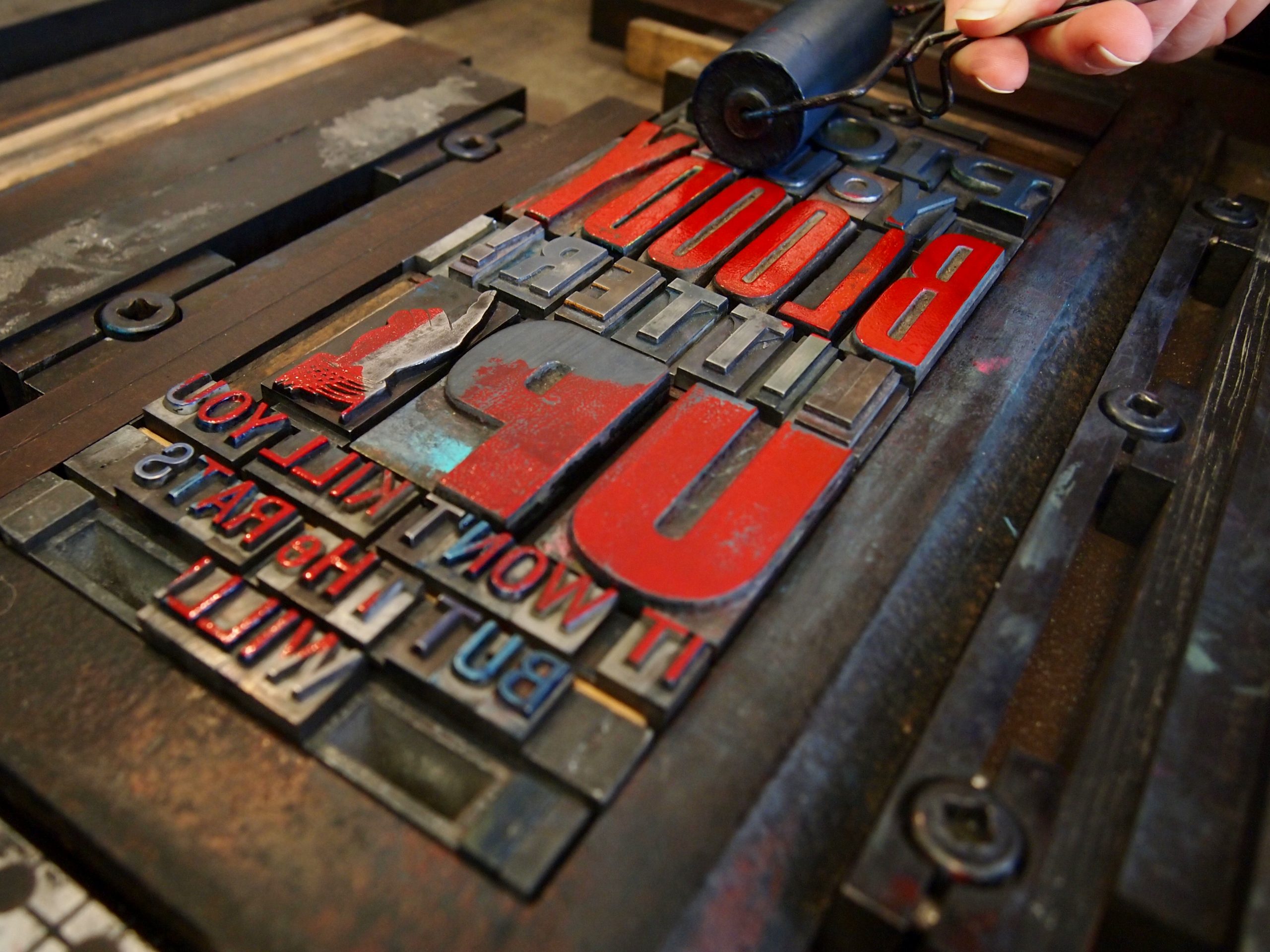 Print a Letterpress Poster: Inking Up