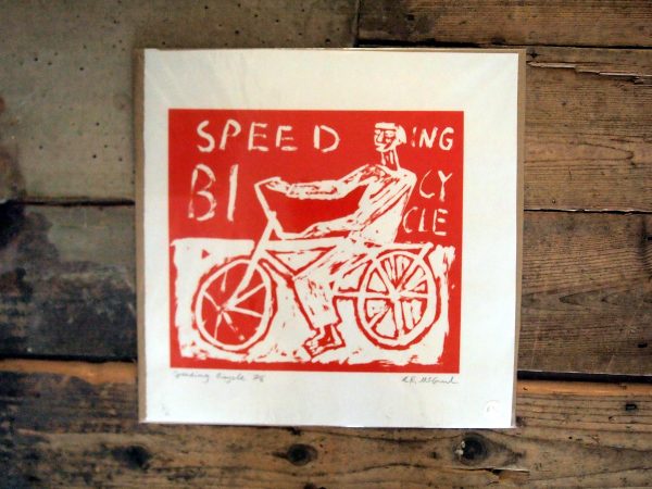 Speeding Bicycle by RE McGaul (wrapped)