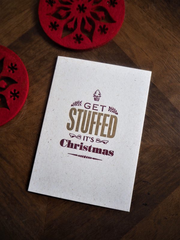 Get Stuffed Christmas Card - funny