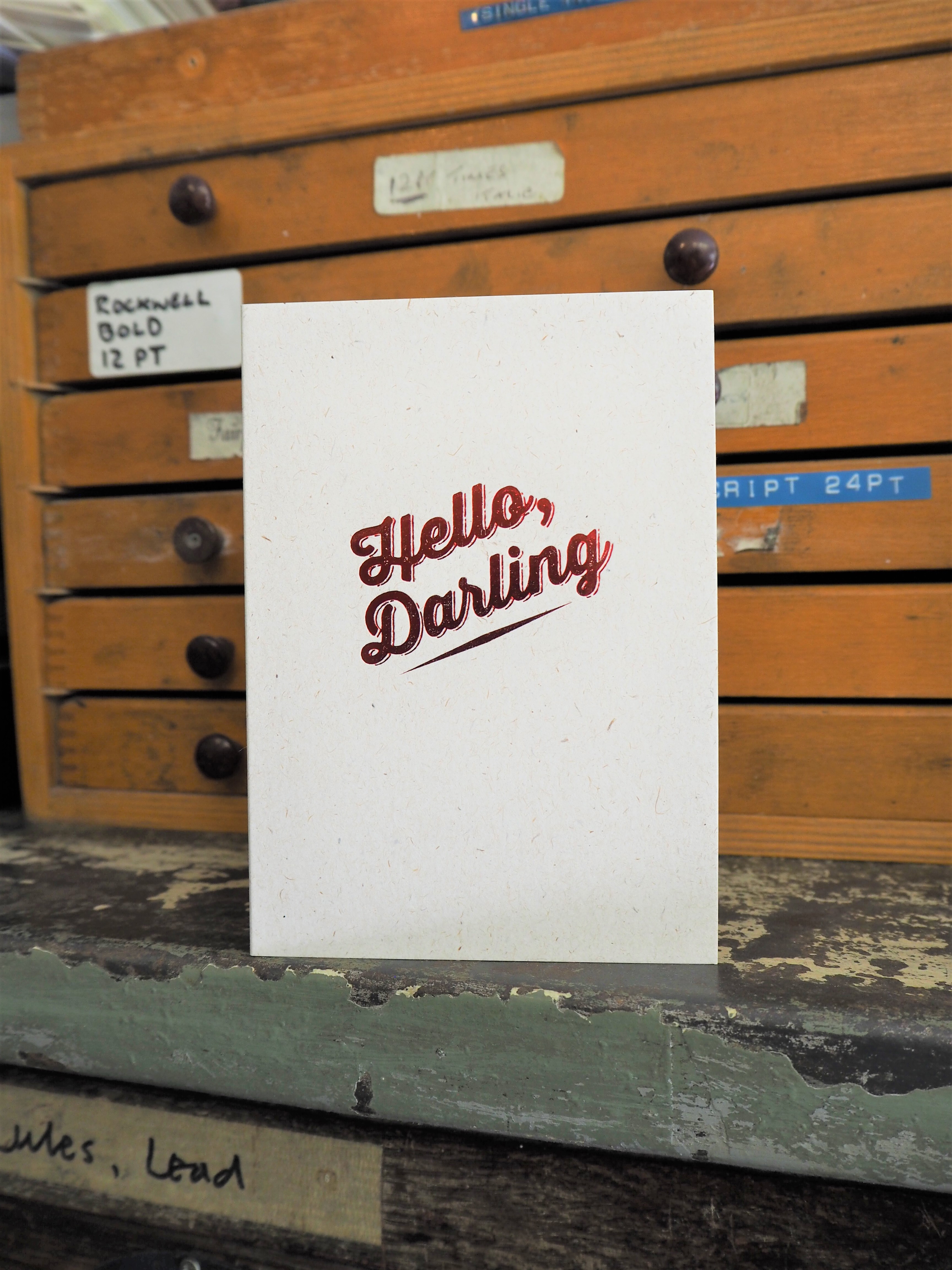 Hello Darling card