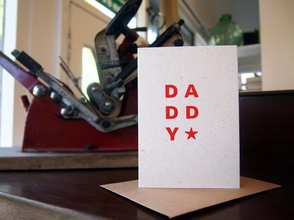 Daddy Star Birthday Father's Day Greetings Card