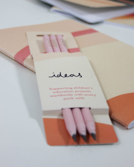 Pink Recycled Pencils - design