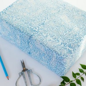 Paisley Classic Blue wrapping paper