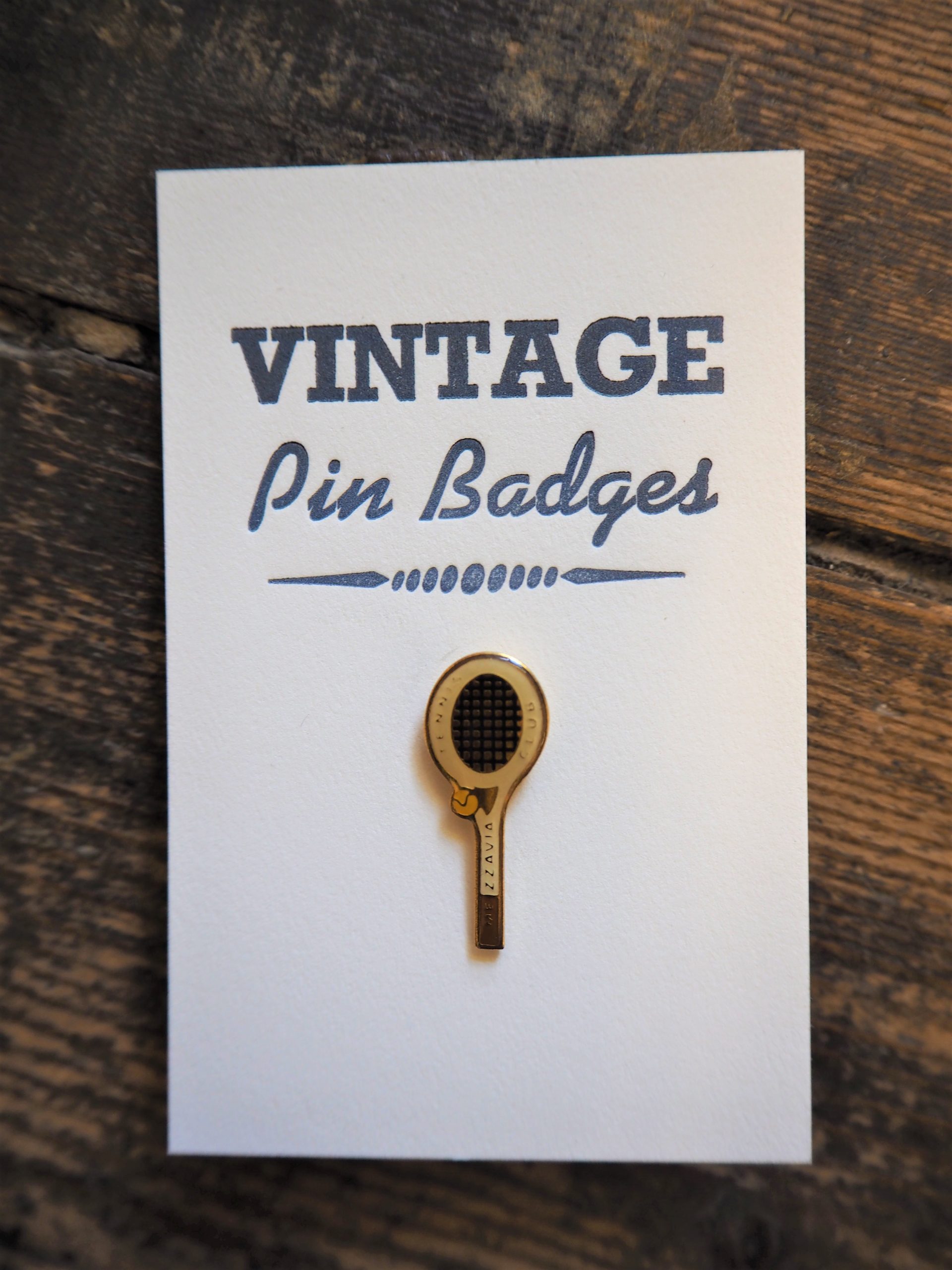Original c1960s Tinplate Beach Girl Bird Pin Badge Vintage Unused Stock Item 