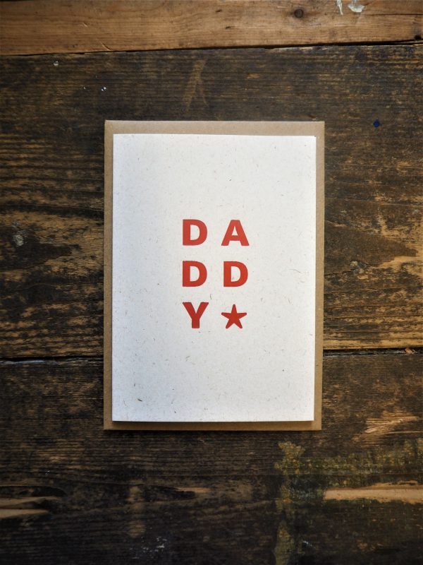 Daddy Star Card