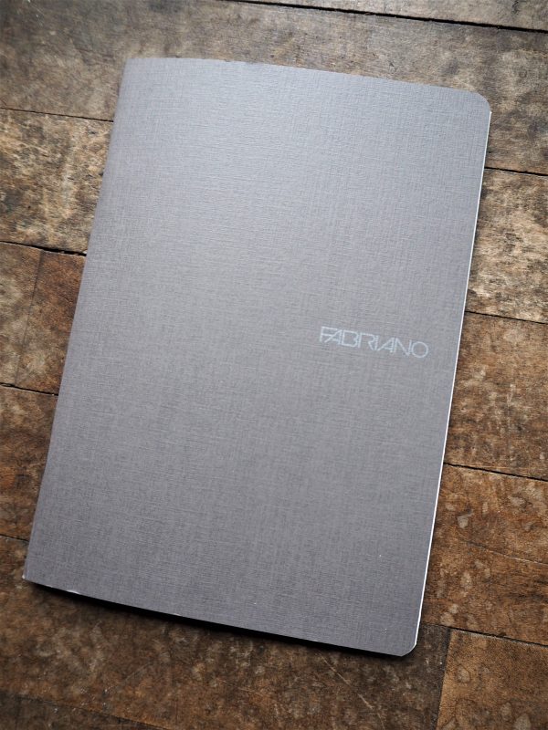Grey notebook by Fabriano
