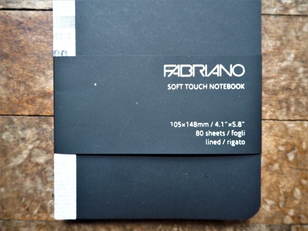 Fabriano Soft Touch Notebook - black