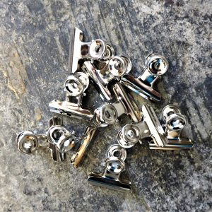 Bulldog clips - nickel