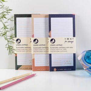 Recycled Paper List Pad - various colours