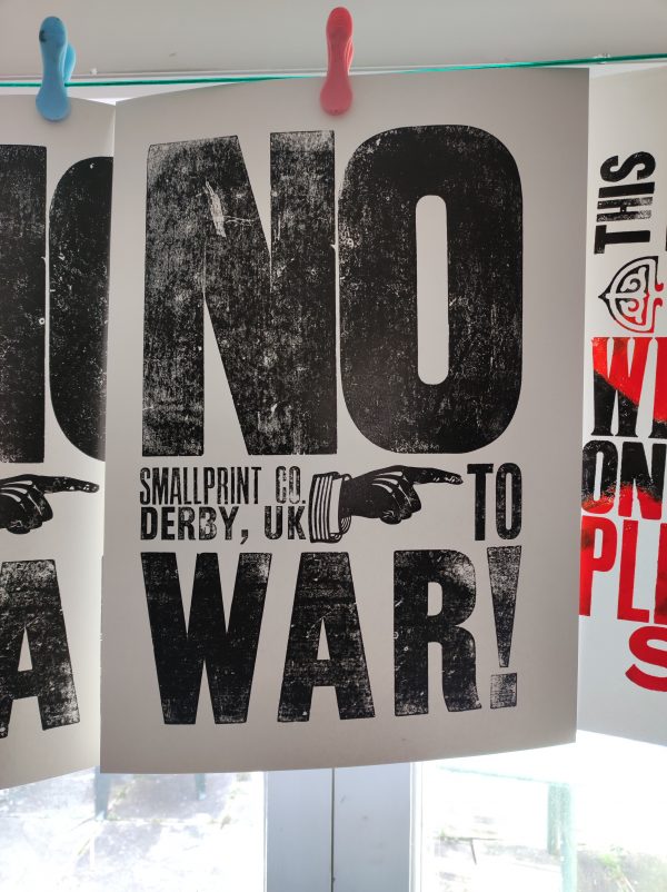 No To War Charity Print