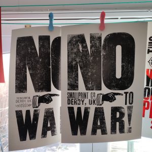 No To War Charity Print