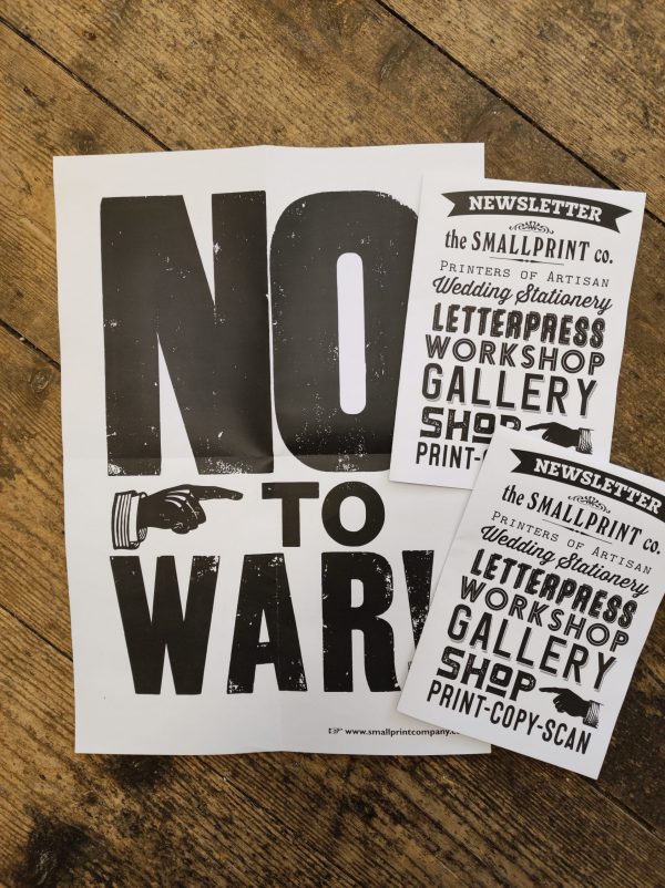 No To War Free Newsletter