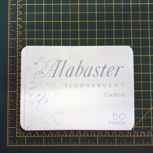 Alabaster Thick Gilt Edge Cards. 114 x 152mm | 4 1/2 x 6 in. Approx 350gsm. Packed in 50's. Wiggins Teape