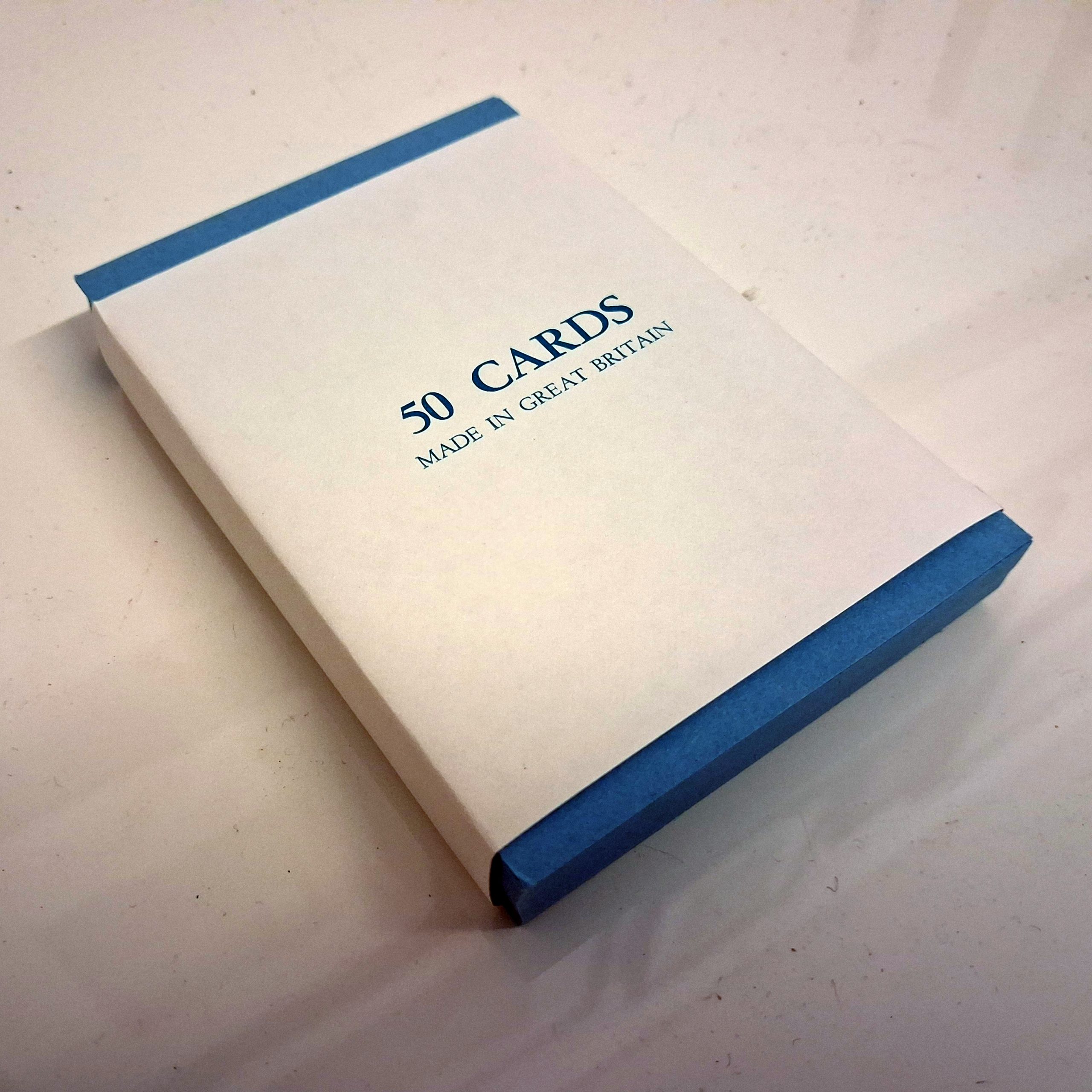 Blue Card Blanks
