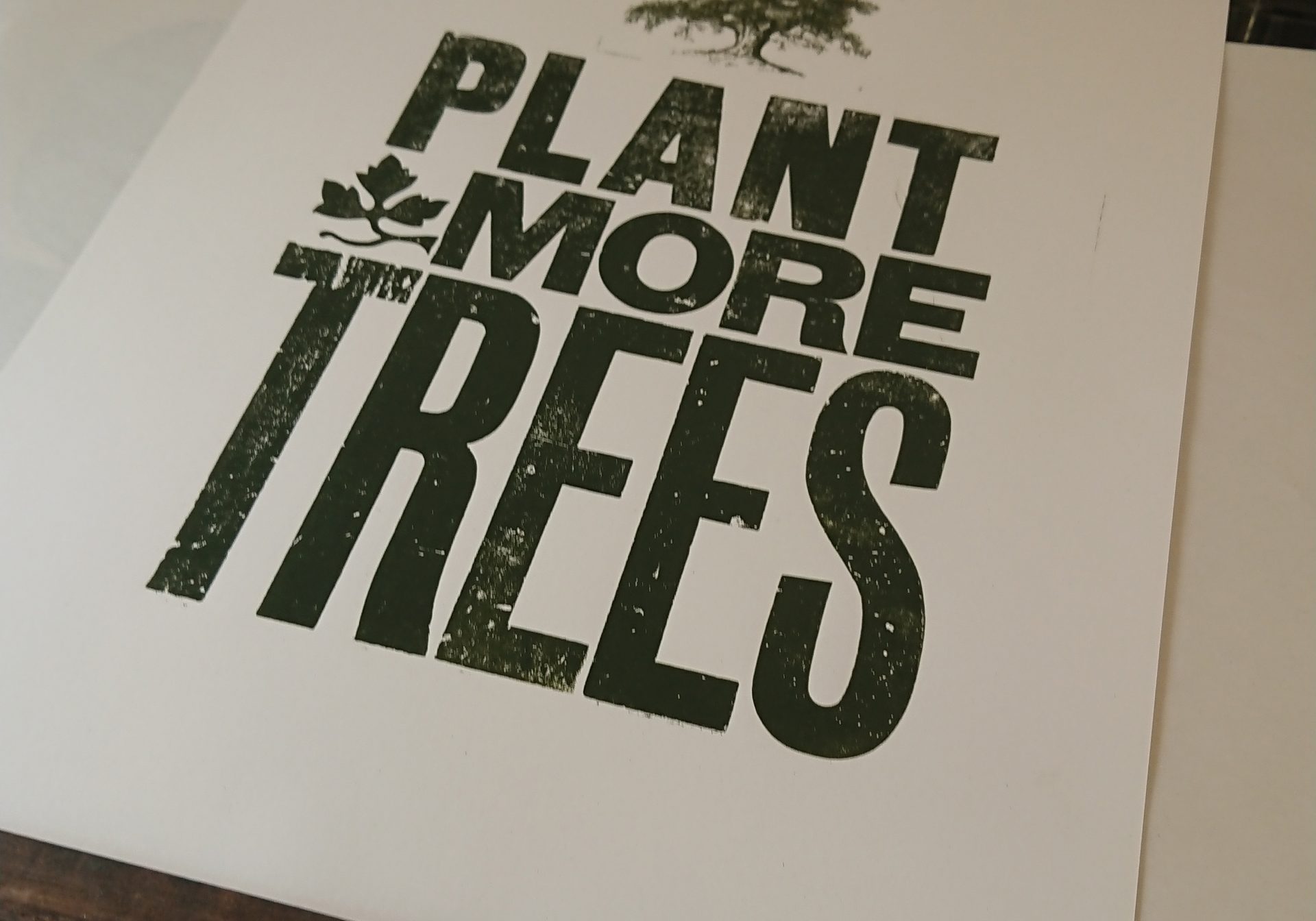 Print a poster workshop Letterpress Print. Hand printed letterpress poster.