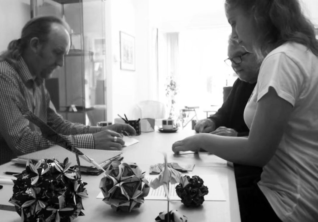 Origami workshop at the Smallprint Company