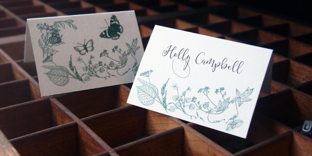 Wild flower Place cards